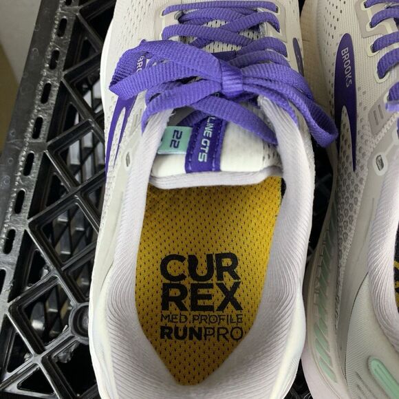 Brooks Adrenaline GTS 22 Running Shoes Gray Womens 9.5 Narrow 2A 1203532A045 - Picture 8 of 12